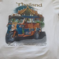 Thailand Tuktuk Tshirt Nwot Large