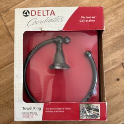 Delta Towel Ring Venetian Bronze Finish 