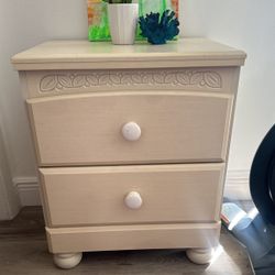 Wood Dresser Nightstand 