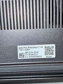 Dell pro precision 7 14