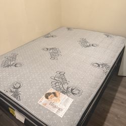 Full Mattress, Box Spring And Base 