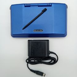 Refurbished Original Nintendo DS Blue Gameboy – Like New! Brand New Shell + Charger Included!
