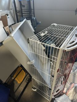 Guinea Pig/ Rabbit Cage And Supplies