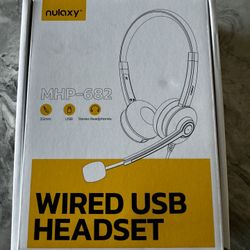 Nulaxy Wired USB Headset MHP-682.  👍 👍 👍 