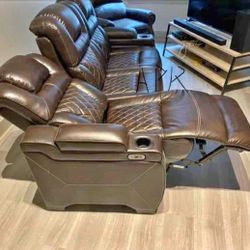 Ashley Furniture Power Reclining Sofa Couch Color Options ⭐$39 Down Payment with Financing  No Needed Credit Check2132