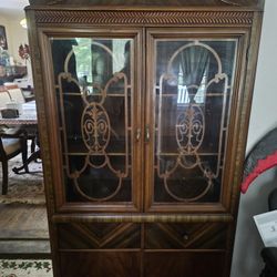 French Italian China Cabinet 