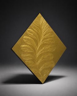 Gold Leaf Botanical Relief Wall Art