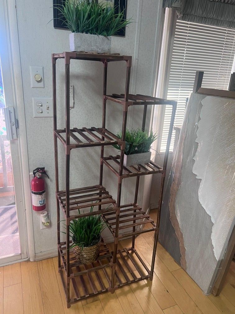 Wooden Flower Stand, Multi Plant Shelf, Plant Stand 