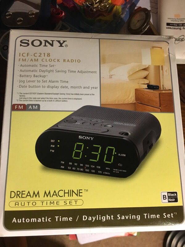 Sony Digital Clock (Alarm,Timer,AM/FMRadio)