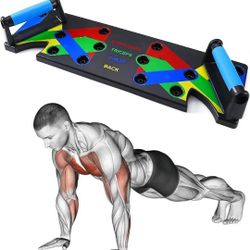 Push Up Board 9 in 1 Home Workout Equipment Multi-Functional Pushup Bar System Fitness Floor Chest Muscle Exercise Professional Equipment Burn Fat 