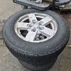Stock Jeep Rims Only 3 