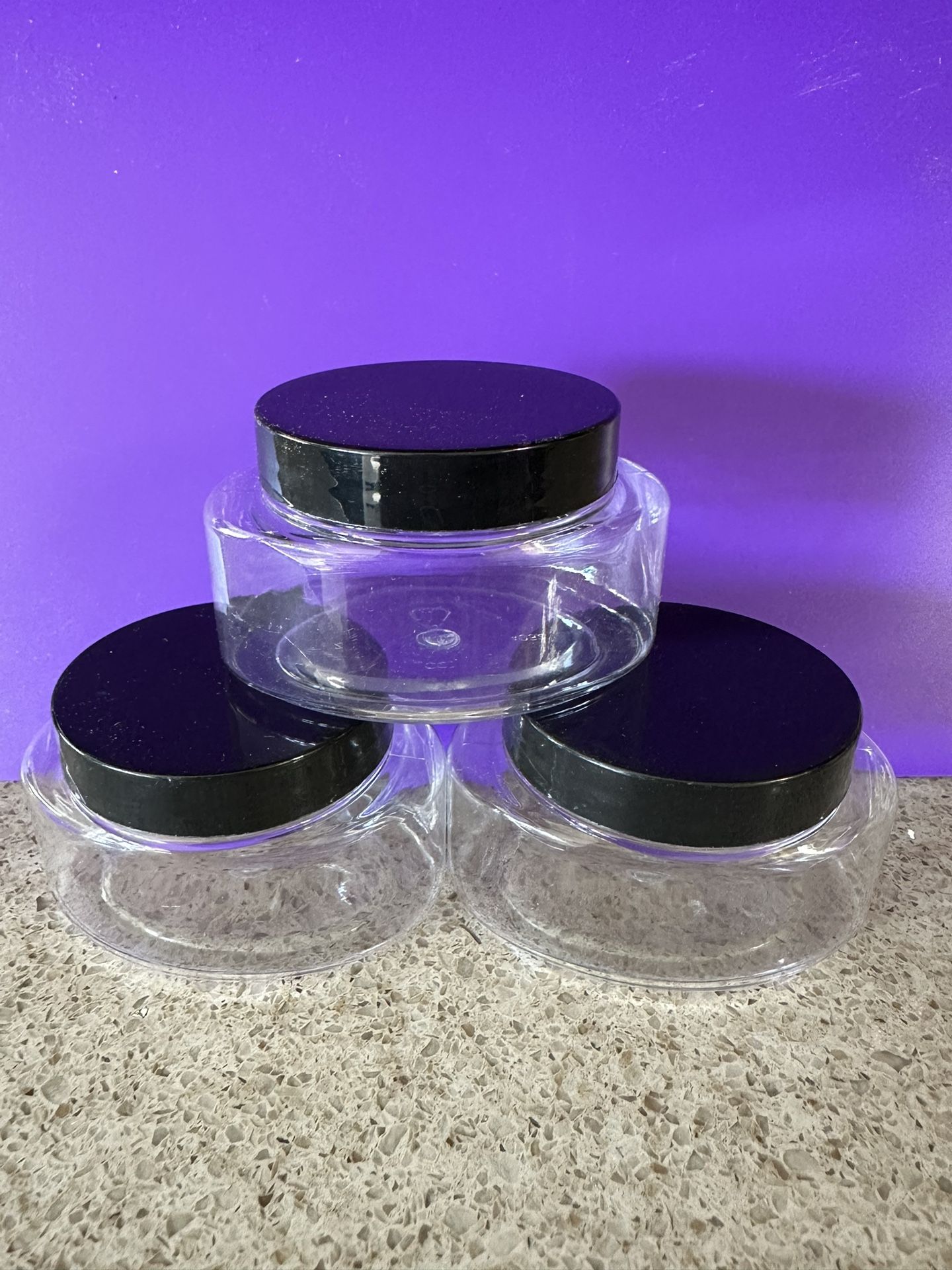 46 Clear Jars With Lids 4 Ounce Clear Plastic With Lids