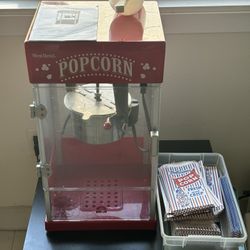 West Bend Stir Crazy Movie Theater Popcorn Popper, Gourmet Popcorn Maker Machine 