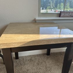 Two Solid Wood Table 