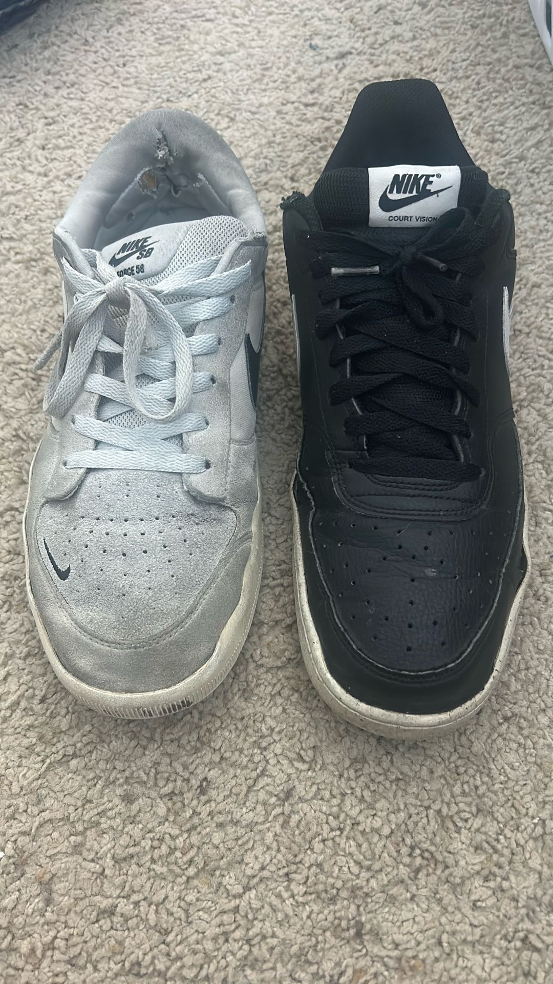2 Pairs Of Nike Shoes