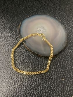 10k Solid Yellow gold Franco Bracelet 8 Inch