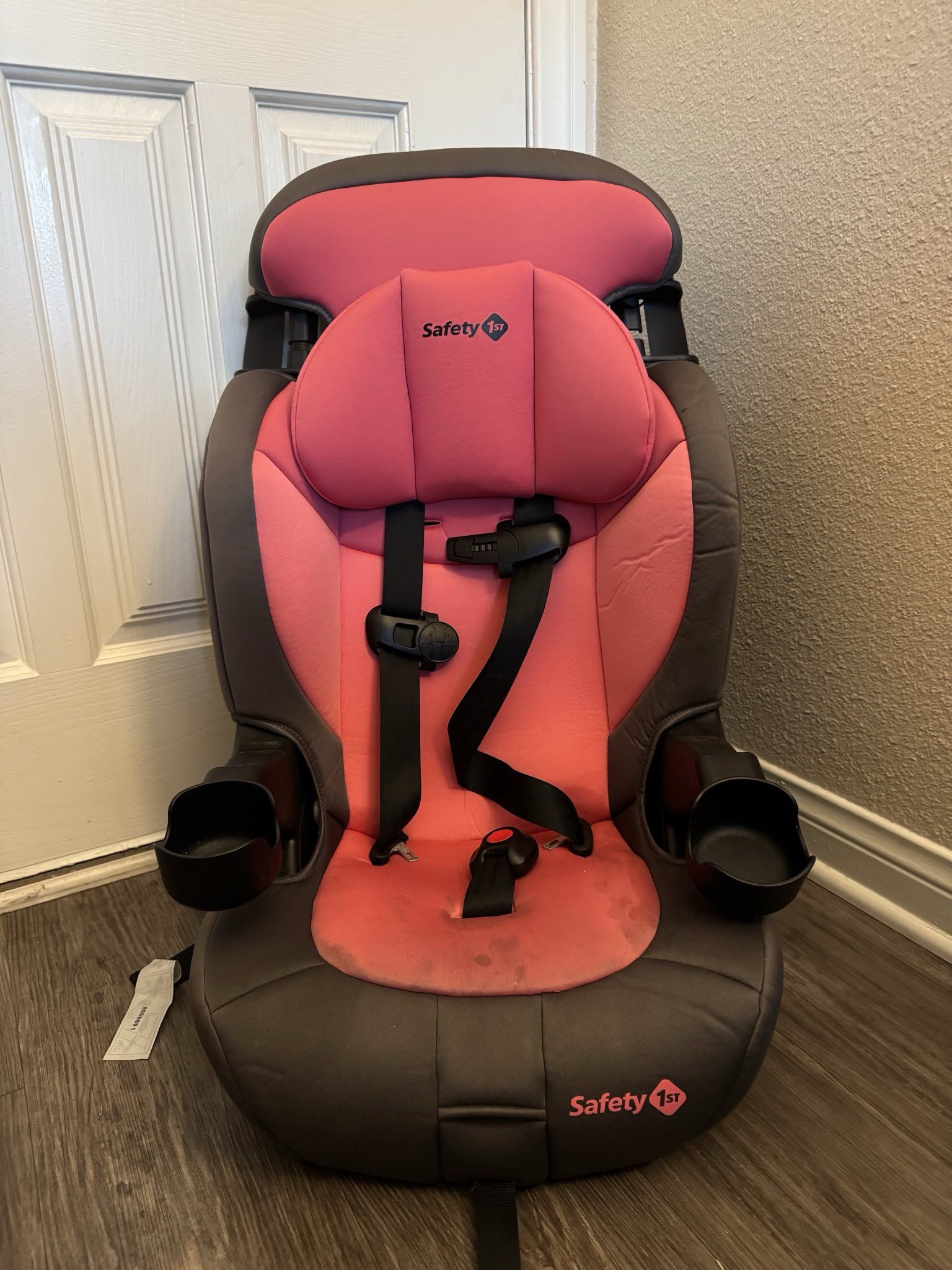 Safety 1st Booster Car Seat Pink and Gray