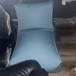 Blue Bean Bag Chair