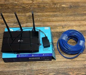 Gaming Router with 100ft Ethernet Cable