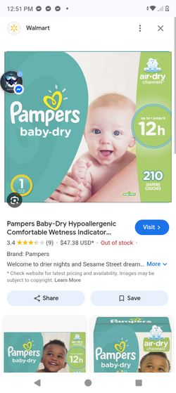 Size 1 Pampers Swaddlers