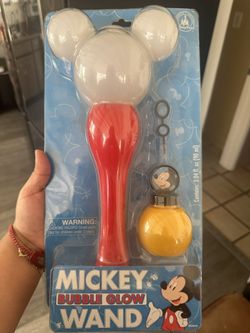 Mickey Bubble Glow Wand