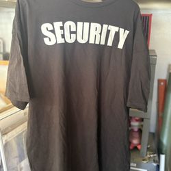 Brand New Security T Shirts 