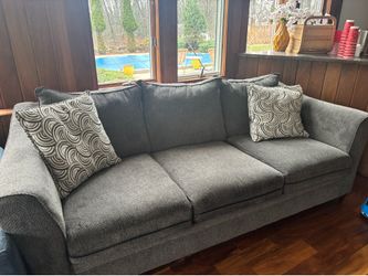 Couch Grey Blue