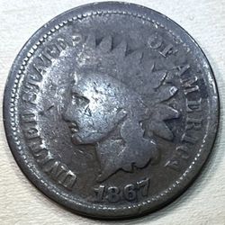 1867 Indian Head Cent