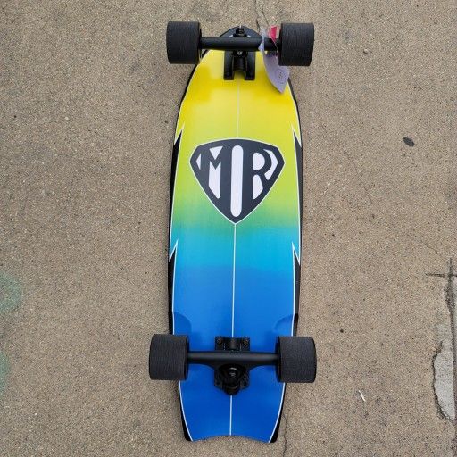 Quiksilver Retro Twin 9" Skateboard Longboard