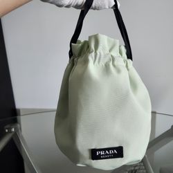 Prada Beauty Bucket Bag In Mint Green
