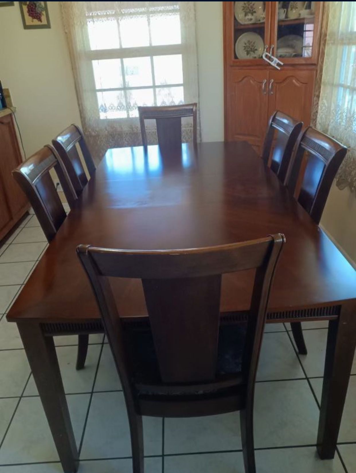Wooden Dining Room Table Set
