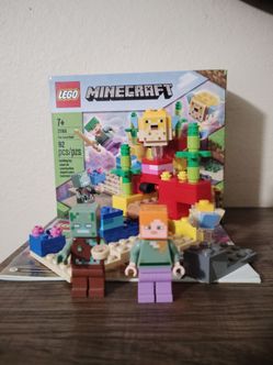 Lego Minecraft the coral reef