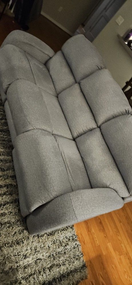 Large Grey Power Couch