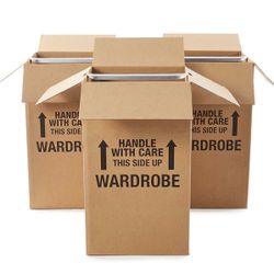 Moving Boxes | Wardrobe Boxes 4 Total