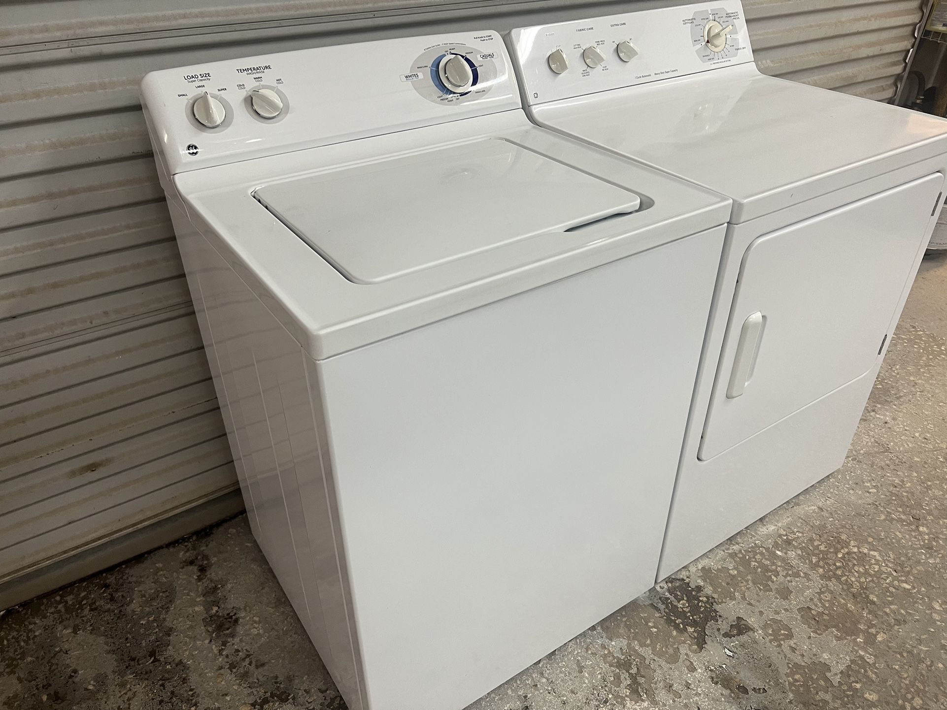 GE Washer And Dryer Electric 