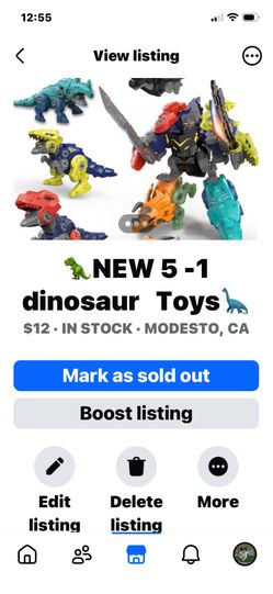 New dinosaur toys