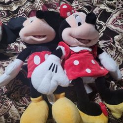 Minnie And Mickey Mouse
