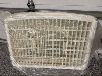 Like  New IRIS Dog  Pen USA 24" Exercise 4-Panel Pet Playpen with Door, Dog Play Pen Puppy Playpen Fence Gate