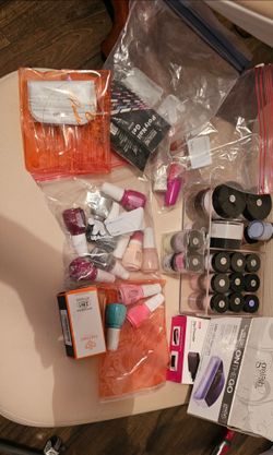 Gel polish, nail dip powder, poly gel, led light & more