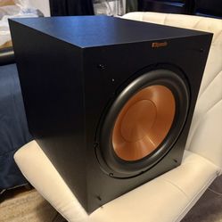 Klipsch (R-120SWi) Wireless Subwoofer 12 In. | Deep Premium Bass | Wireless Transmitter | 400 W Peak