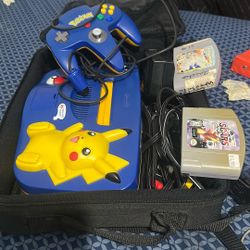 Blue Pikachu Edition Nintendo 64 