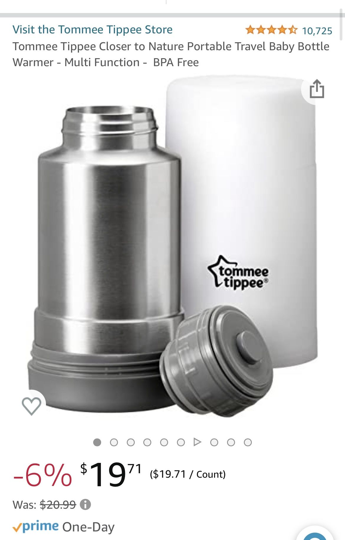 Tommee Tippee Baby Bottle Warmer