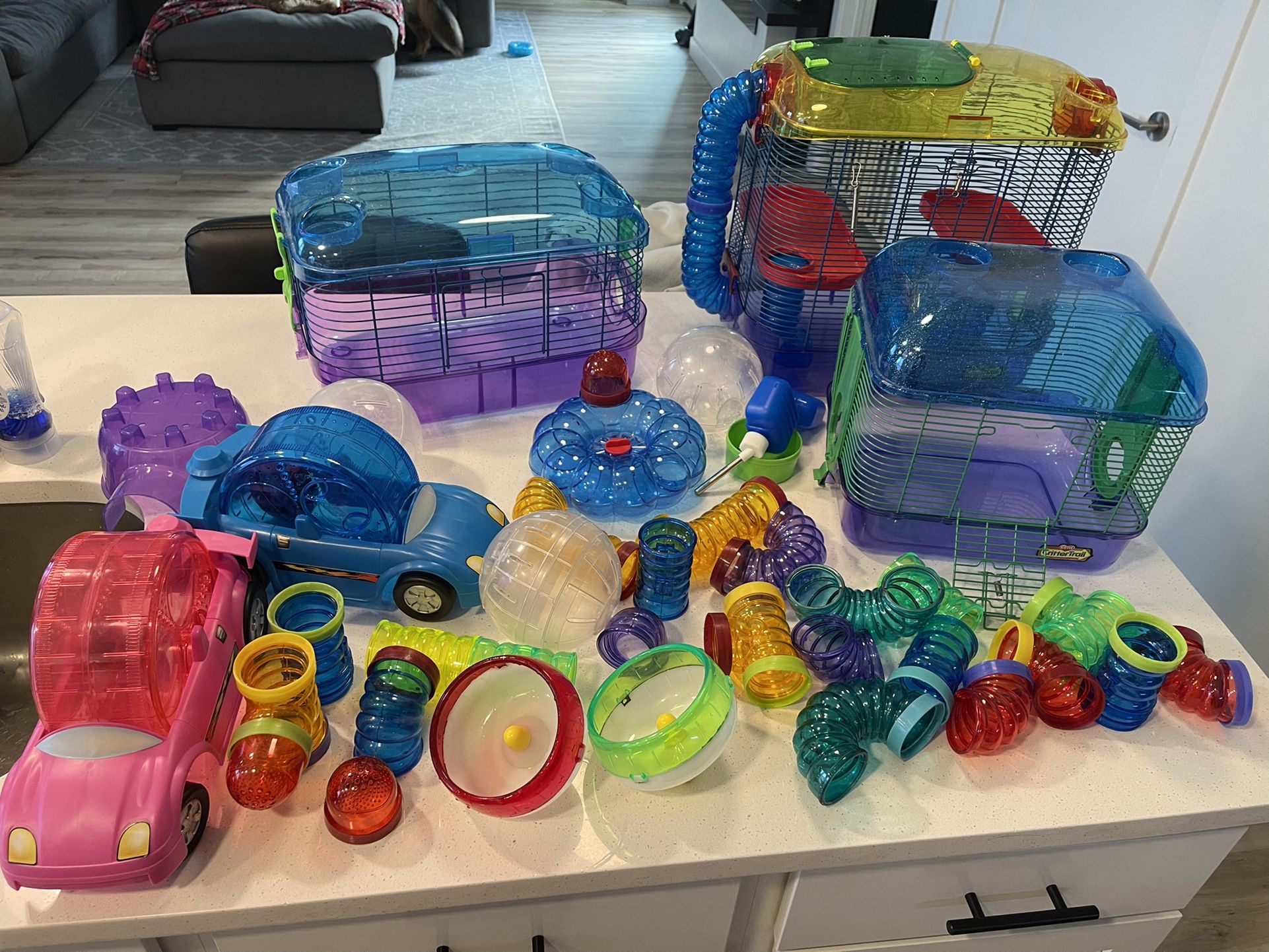 Hamster Cage With Extras