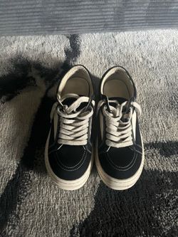 Rick Owens DRKSHDW Vintage Sneaks “Black Milk”