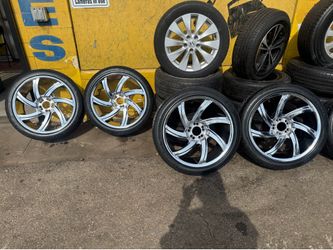 4 Used Rims and Tires