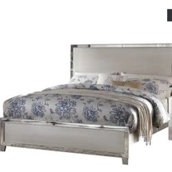 New mirrored Queen Bed Frame 