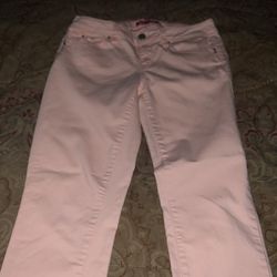 Pink Jeans By Wannabetterbutt Size 9 Good Condition