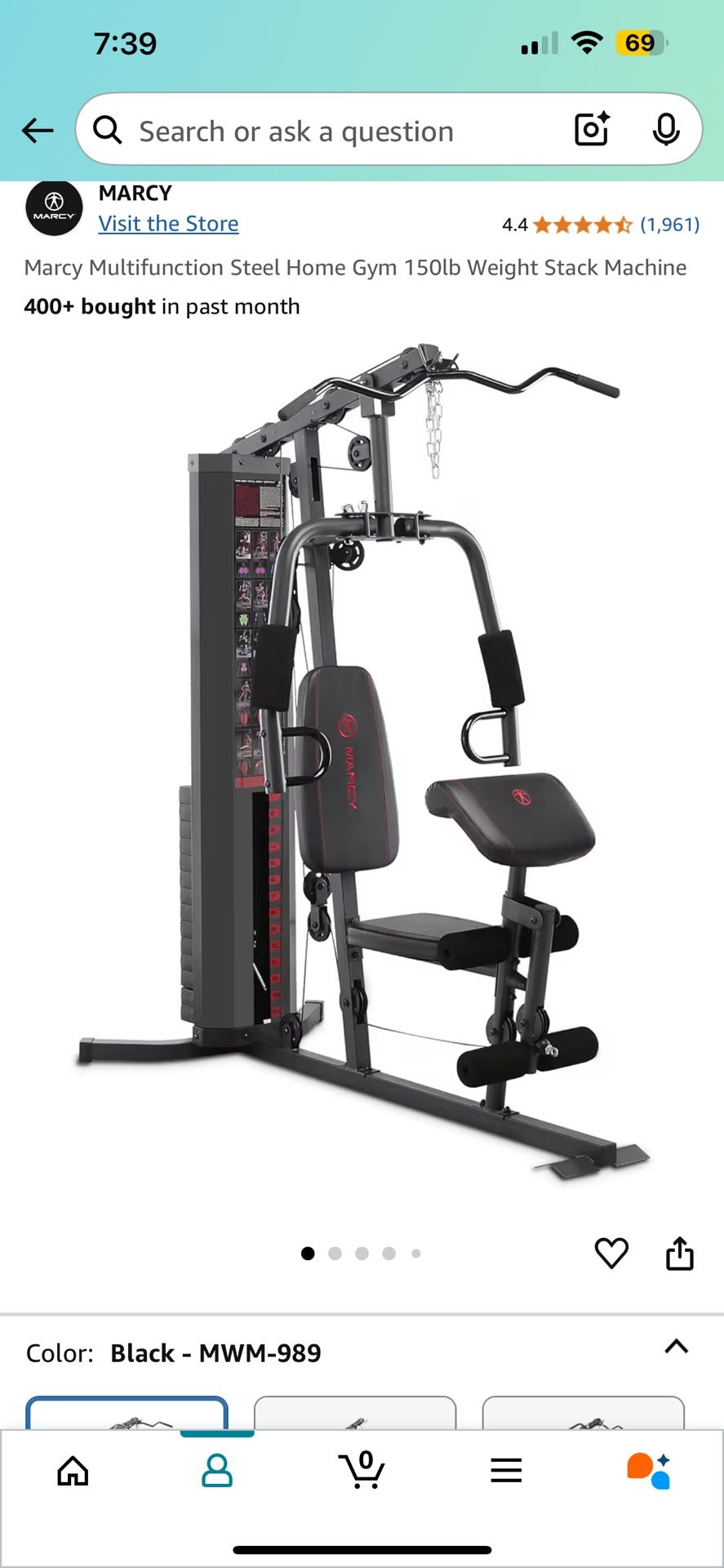Marcy MWM-989 Home Gym