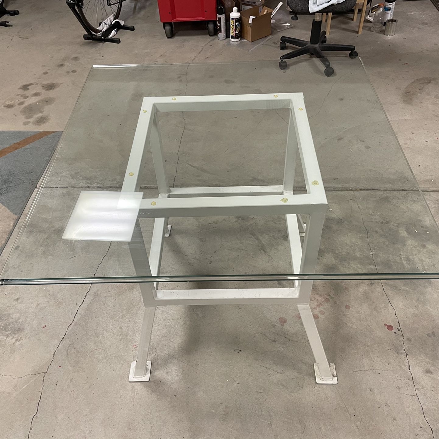 Glass Top Table