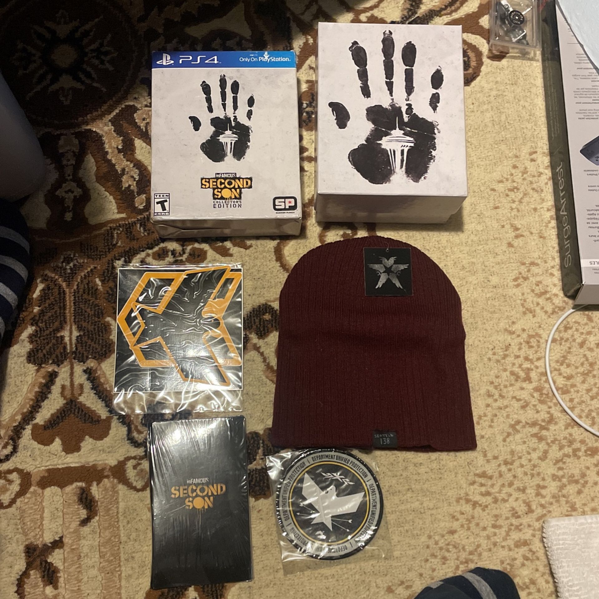 inFAMOUS: Second Son Collector's Edition (Sony PlayStation 4, 2014) NO GAME B3